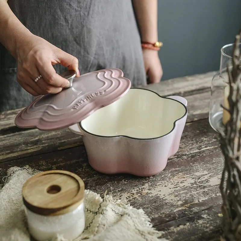 Flower Cast Iron Pot 5 Flower Cast Iron Pot 5