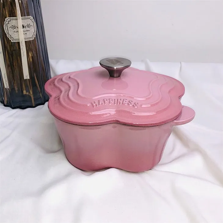 Flower Cast Iron Pot