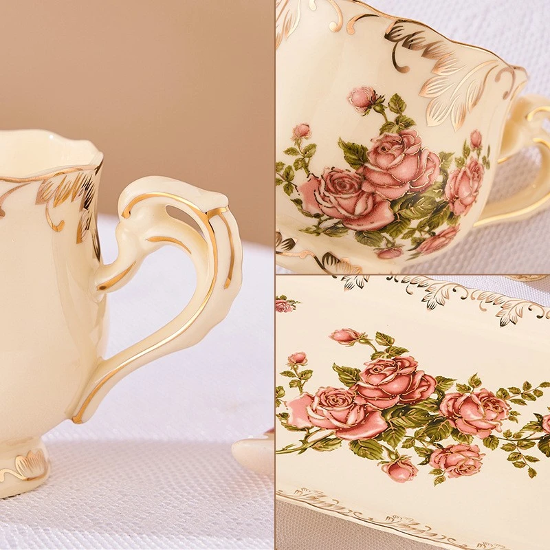 European Style Ceramic Coffee Pot Set